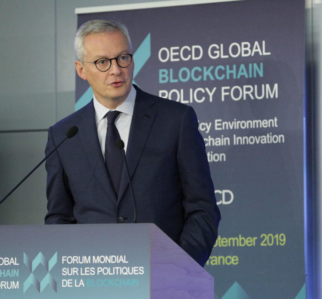 bruno-le-maire-oecd-libra-blockchainLand